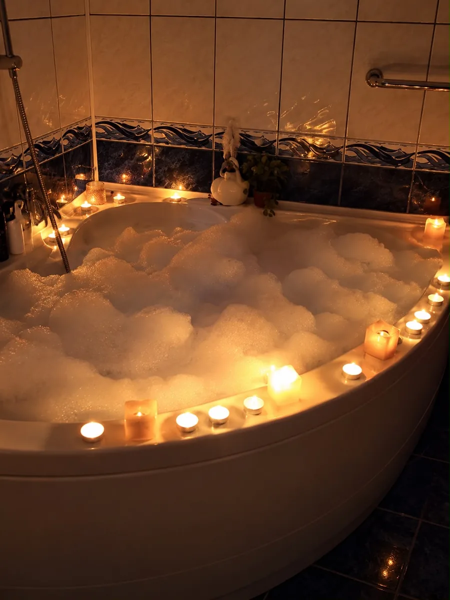 Cada cu jacuzzi, pregătită pentru un moment de relaxare